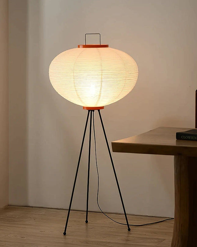 Elegancka Lampa z Papieru Ryżowego, Minimalistyczny Design, Ø 50 cm - Idealna do Wnętrz 0