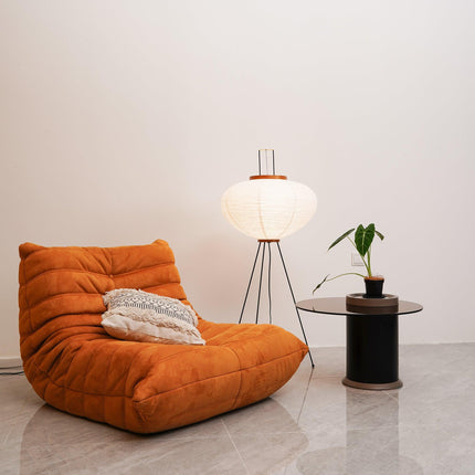 Elegancka Lampa z Papieru Ryżowego, Minimalistyczny Design, Ø 50 cm - Idealna do Wnętrz 3