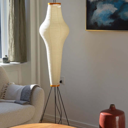 Elegancka Lampa z Papieru Ryżowego, Minimalistyczny Design, Ø 50 cm - Idealna do Wnętrz 9