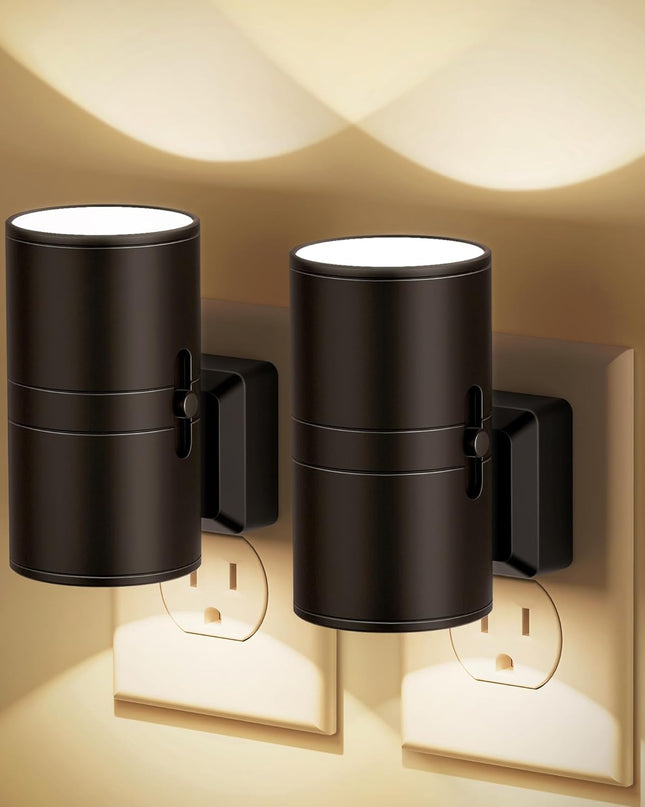 Elegancka Lampka Nocna LED z Funkcją Ściemniania i Czujnikiem Zmierzchu – Idealna do Sypialni i Dla Dzieci 0