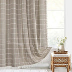 Checked beige