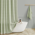 Green checked pattern