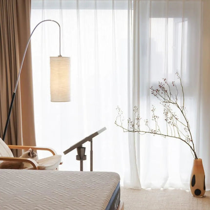 Elegancka Zakrzywiona Lampa Podłogowa do Czytania z Ciepłym Światłem – Minimalistyczny Design 168 cm 7