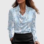 Light blue floral pattern
