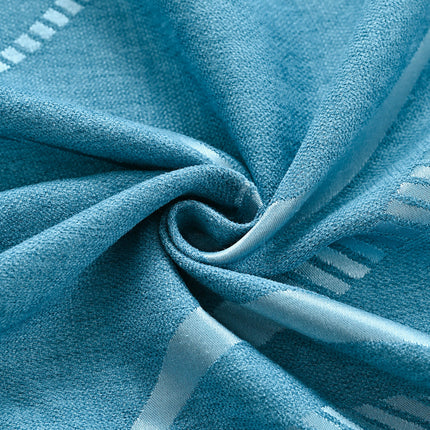 Elegancka kwitowa harmonia – nowoczesne zasłony chenilowe 3