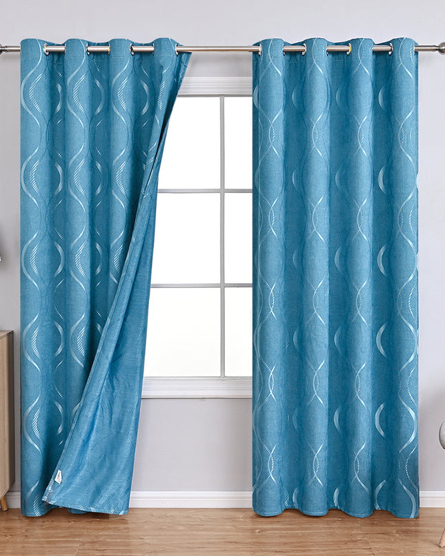 Elegancka kwitowa harmonia – nowoczesne zasłony chenilowe 5