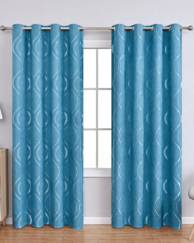 Elegancka kwitowa harmonia – nowoczesne zasłony chenilowe 6