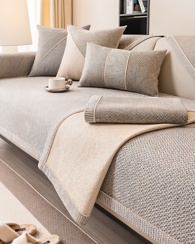 Elegancka osłona na sofę odporna na ścieranie i zarysowania! 2