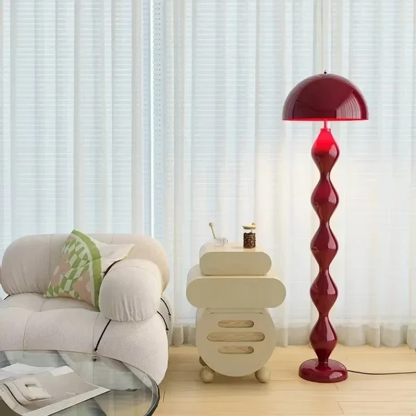 Elegancka skandynawska lampa podłogowa Lods 0