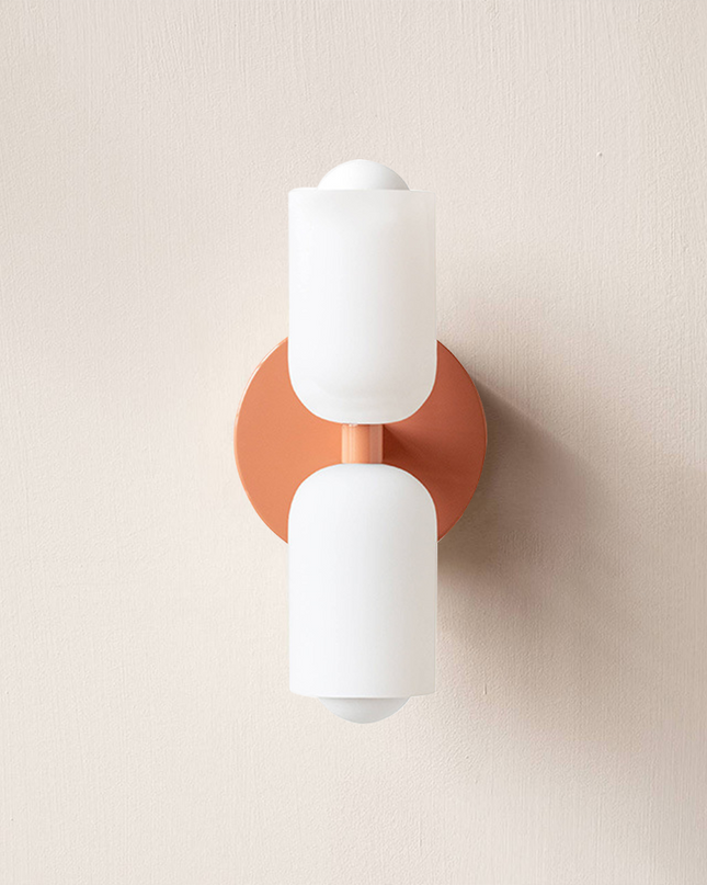 Elegancki Kinkiet Ścienny Akrylowy z Podświetleniem Góra-Dół Kremowo-Biały do Salonu i Sypialni 10