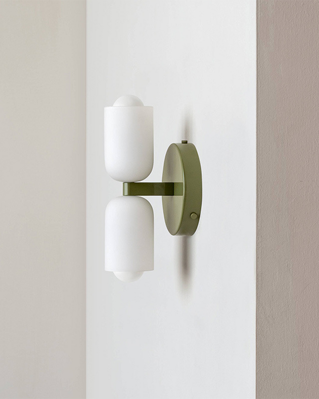 Elegancki Kinkiet Ścienny Akrylowy z Podświetleniem Góra-Dół Kremowo-Biały do Salonu i Sypialni 6