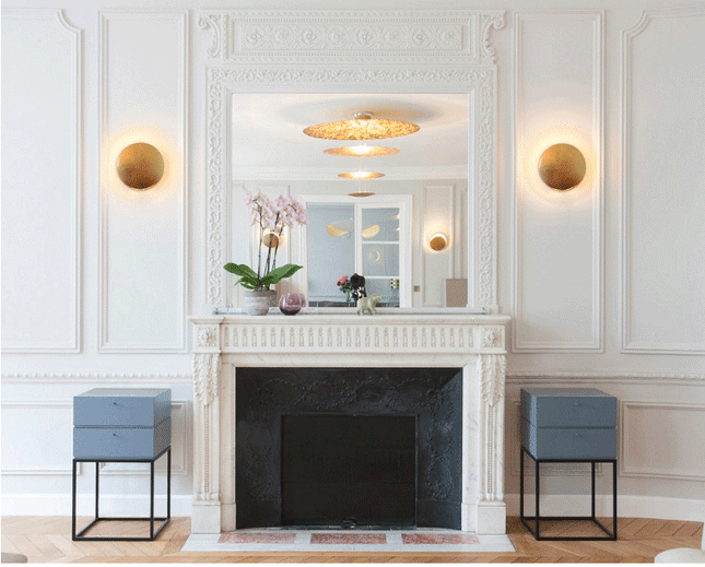 Elegancki Kinkiet Ścienny LED w Kształcie Księżyca – Nowoczesne Oświetlenie do Sypialni i Salonu 4