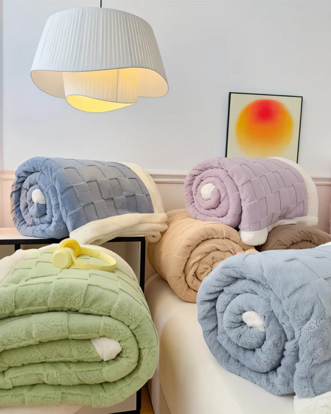 Elegancki Koc z Mikropolaru Komfort na Chłodne Wieczory 1