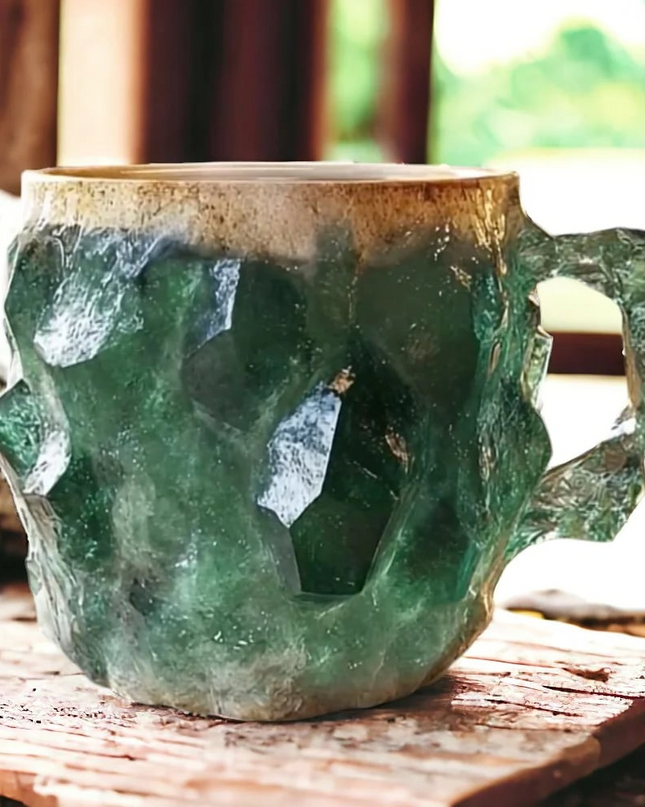 Elegancki Kryształowy Kubek 300 ml – Unikalny Design do Kawy i Herbaty, Idealny na Prezent 7