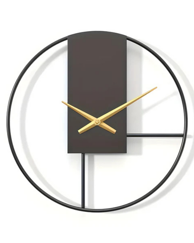Elegancki Minimalistyczny Zegar Ścienny Aurum z Cichym Mechanizmem 4