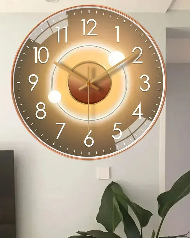Elegancki, cichy i idealny do każdego pomieszczenia zegar ścienny 1