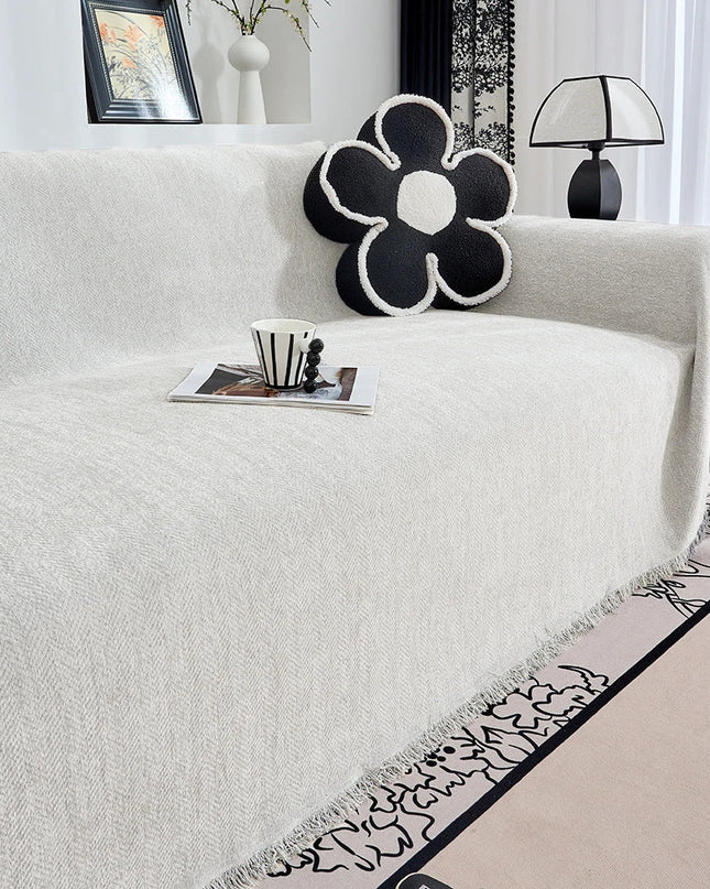 Elegancki akcent z chenille dla Twojej kanapy 2