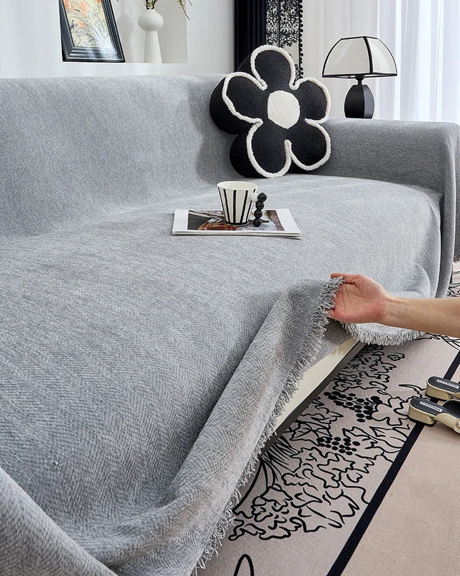 Elegancki akcent z chenille dla Twojej kanapy 7