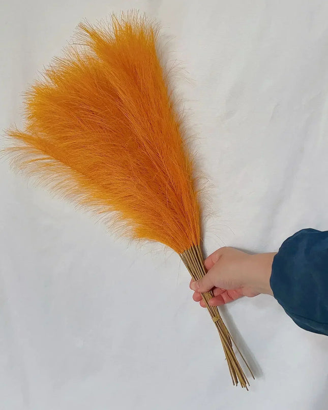Eleganckie sztuczne pióra pampasowe do dekoracji 18