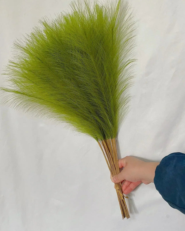 Eleganckie sztuczne pióra pampasowe do dekoracji 19