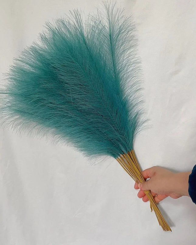 Eleganckie sztuczne pióra pampasowe do dekoracji 21
