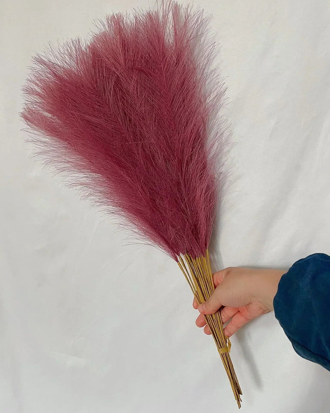 Eleganckie sztuczne pióra pampasowe do dekoracji 5