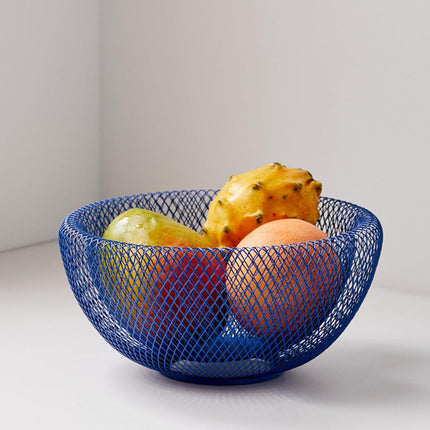 ElegantMesh | Dwuścienny stalowy kosz na owoce zapewniający wentylację i styl 0