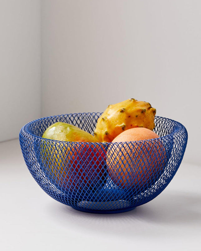 ElegantMesh | Dwuścienny stalowy kosz na owoce zapewniający wentylację i styl 0