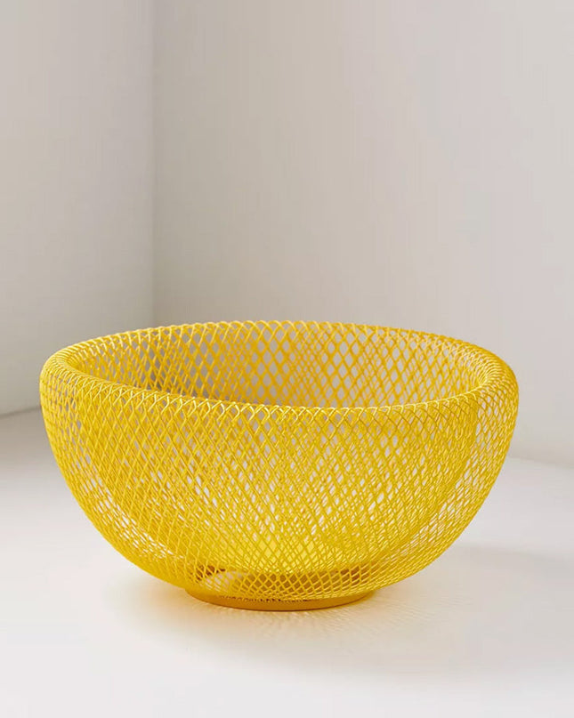 ElegantMesh | Dwuścienny stalowy kosz na owoce zapewniający wentylację i styl 9