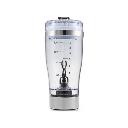 Elektryczny Kubek Shaker 450ml z Technologią Miksowania - Bezgrudkowy, USB, Bez BPA, Łatwe Czyszczenie 0