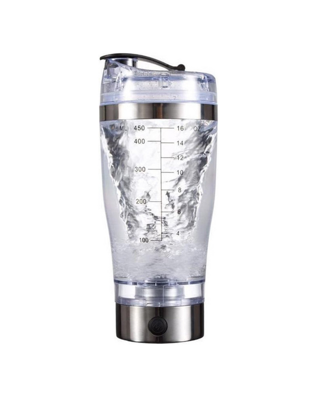 Elektryczny Kubek Shaker 450ml z Technologią Miksowania - Bezgrudkowy, USB, Bez BPA, Łatwe Czyszczenie 1