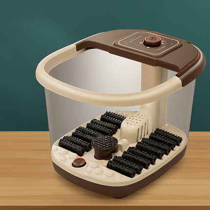 Elektryczny Masażer do Stóp Wodny z Podgrzewaniem i Rolkami Masującymi – Ergonomiczne Urządzenie do Masażu Stóp w Domowym Spa 2