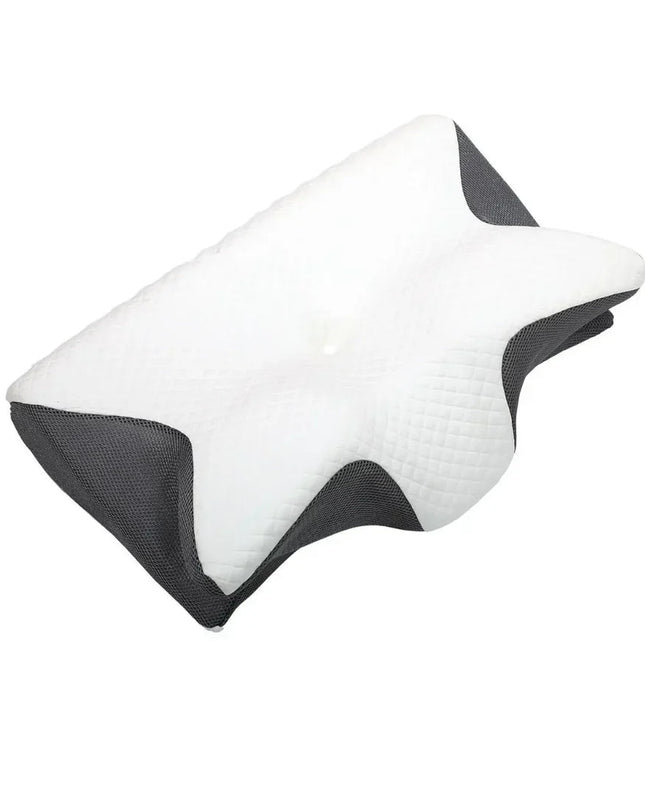 Ergonomiczna Poduszka Ortopedyczna do Spania z Pianki Memory Foam – Podwójna Wysokość i Hipoalergiczny Pokrowiec 0