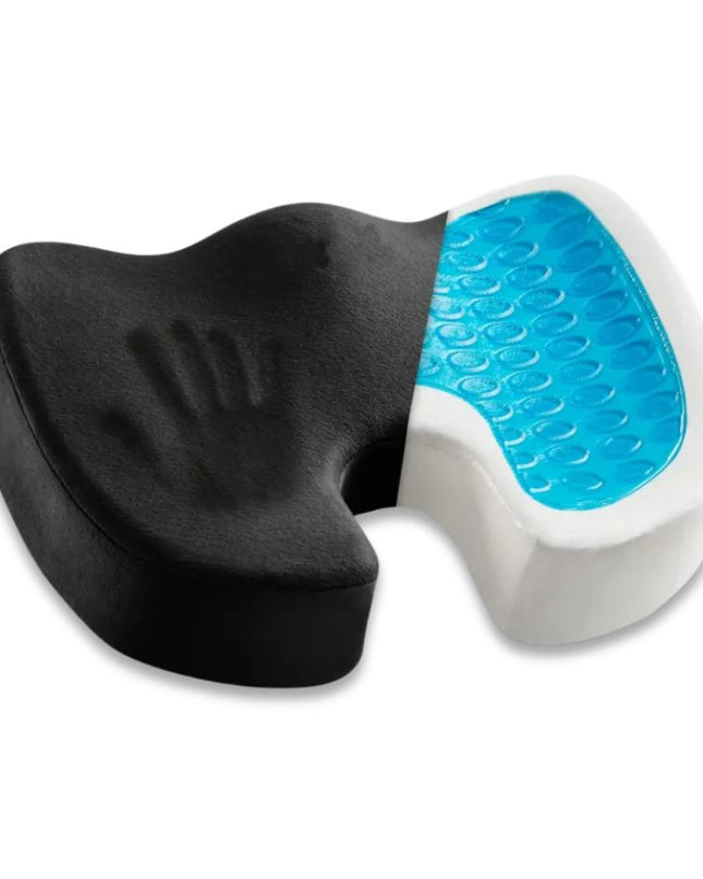 Ergonomiczna Poduszka na Siedzisko z Pianki Memory i Żelem Chłodzącym – Wygodne Wsparcie do Biura i Samochodu 0