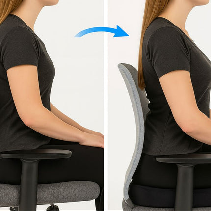 Ergonomiczna Poduszka na Siedzisko z Pianki Memory i Żelem Chłodzącym – Wygodne Wsparcie do Biura i Samochodu 1