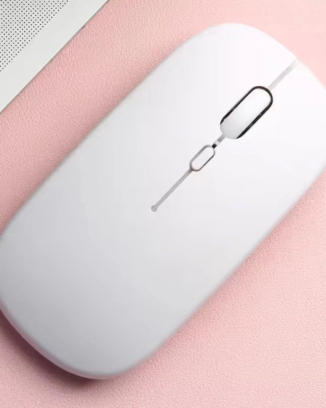 Ergonomiczna bezprzewodowa mysz do gier z cichym kliknięciem i akumulatorem – precyzyjna kontrola 0