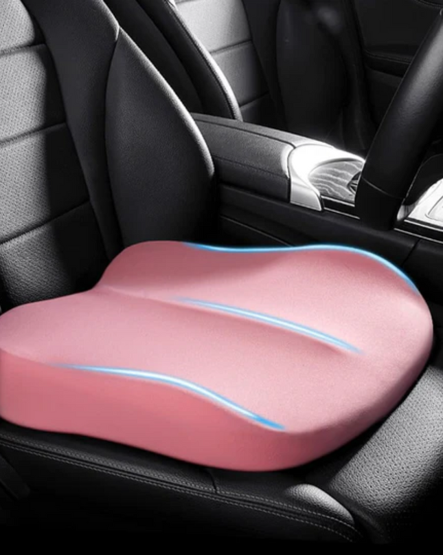 Ergonomiczna poduszka na fotel samochodowy z pianki memory zapewniająca wygodę i wsparcie 2