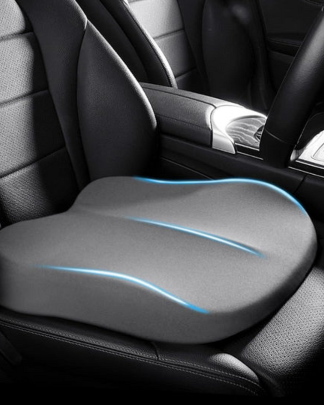 Ergonomiczna poduszka na fotel samochodowy z pianki memory zapewniająca wygodę i wsparcie 4