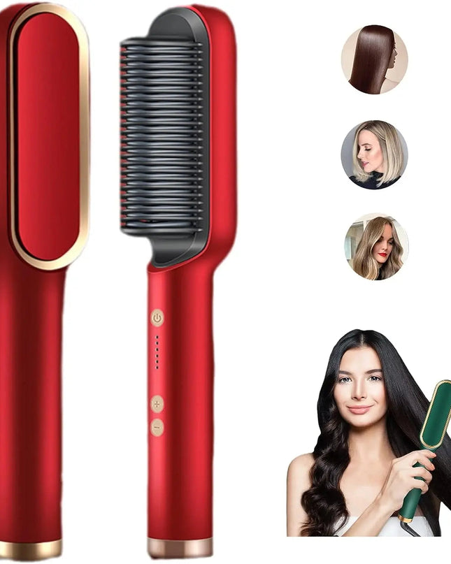 Ergonomiczna szczotka zapewnia gładkie i lśniące włosy 0