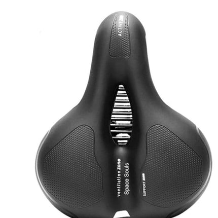 Ergonomiczne siodełko rowerowe z żelową wyściółką i amortyzującą konstrukcją zapewniającą komfortową jazdę na rowerze 2