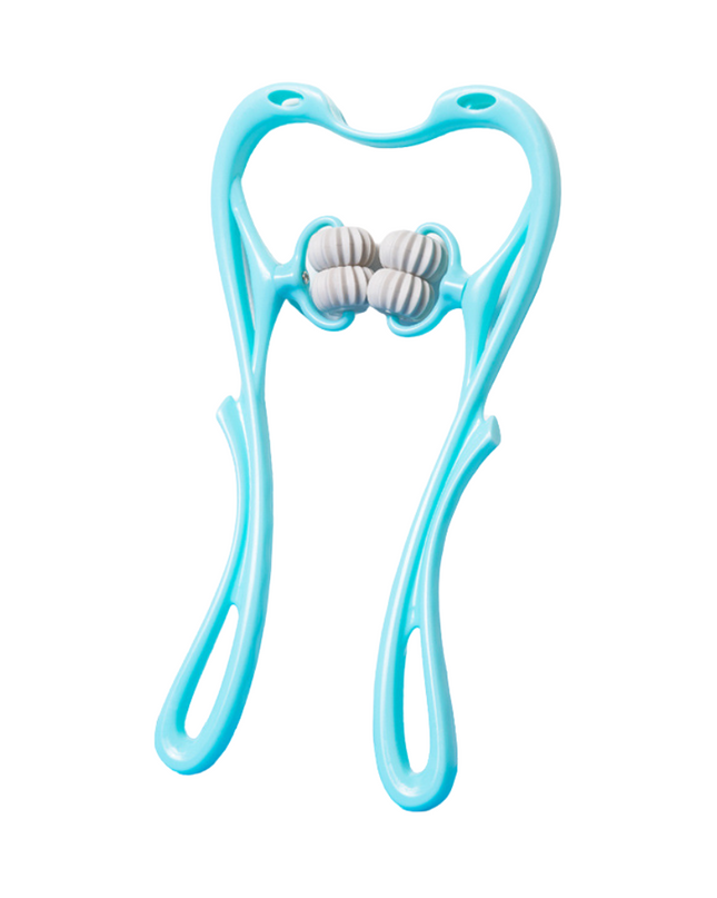 Ergonomiczny Wałek do Masażu Szyi, Łydki i Ramion – Ręczny Masażer do Relaksu Mięśniowego, Lekki i Przenośny 0