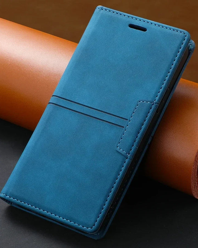 Etui na Telefon Google Pixel, Skórzane Portfel z Miejscem na Karty, Magnetyczne Zamknięcie, Wytrzymałe i Stylowe 3