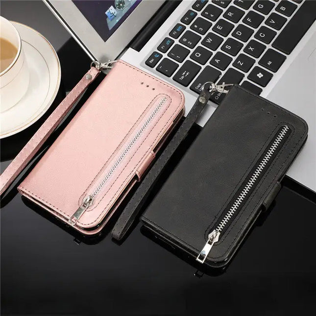 Etui na Telefon Samsung z Zamek Błyskawiczny i Funkcją Portfela – Wysokiej Jakości Ochrona i Styl 3