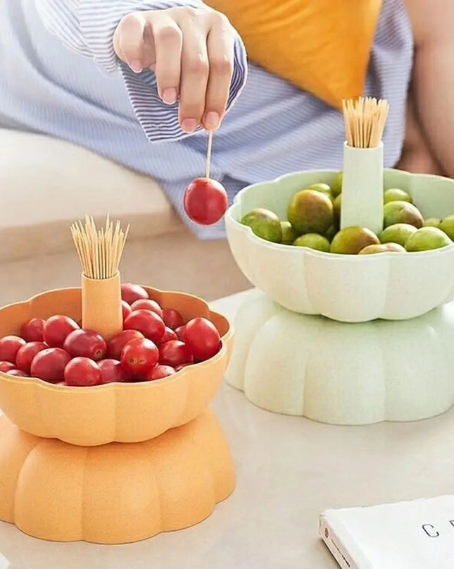 FestiBowl – Talerz na przekąski w kształcie dyni do stylowego serwowania 0