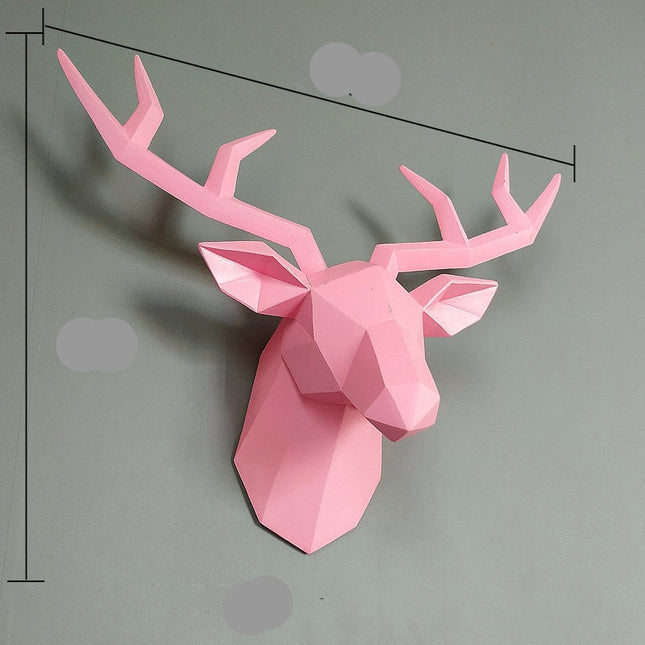 Figura jelenia 3D w nowoczesnym designie i unikalnej formie 4