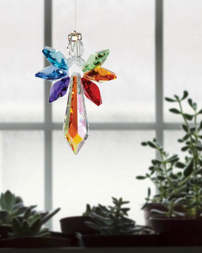 Figurka anioła z magicznym łapaczem promieni słonecznych 0