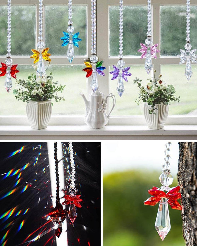 Figurka anioła z magicznym łapaczem promieni słonecznych 4