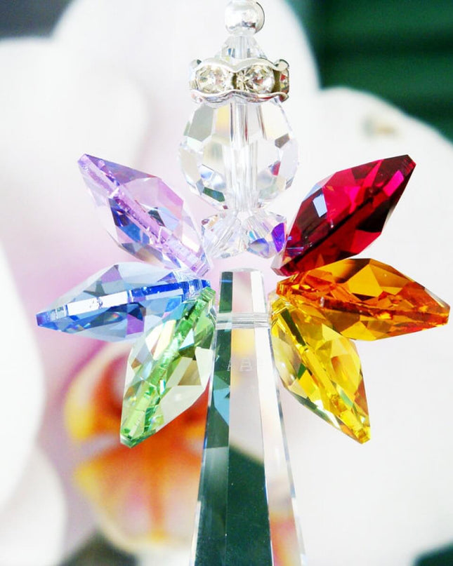 Figurka anioła z magicznym łapaczem promieni słonecznych 7