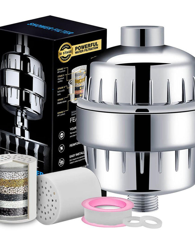 Filtr prysznicowy PureShower – usuwa chlor i zanieczyszczenia, zapewniając orzeźwiające doznania pod prysznicem 4