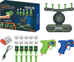 Floating Target Shooting Game with Glow-in-the-Dark Targets and Adjustable Difficulty – Indoor/Outdoor Fun for All Ages 3